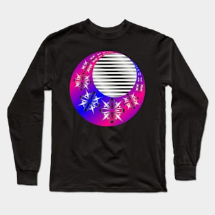 Ornamental waning moon Long Sleeve T-Shirt